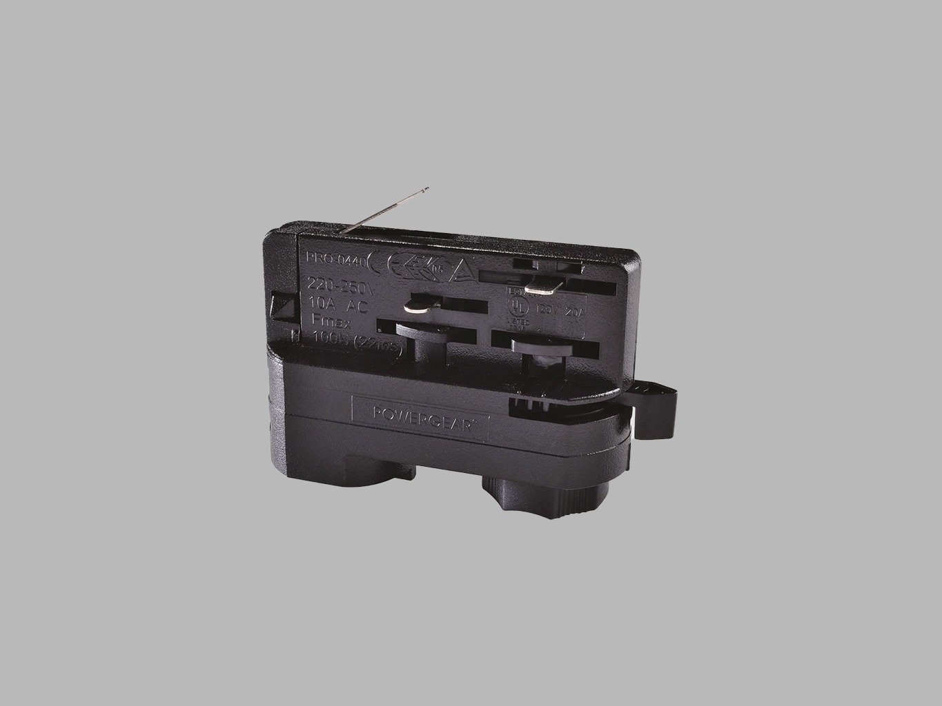 AR ECO TRACK ADAPTER BLACK — Track adapteris · juoda · ECO TRACK 230 V