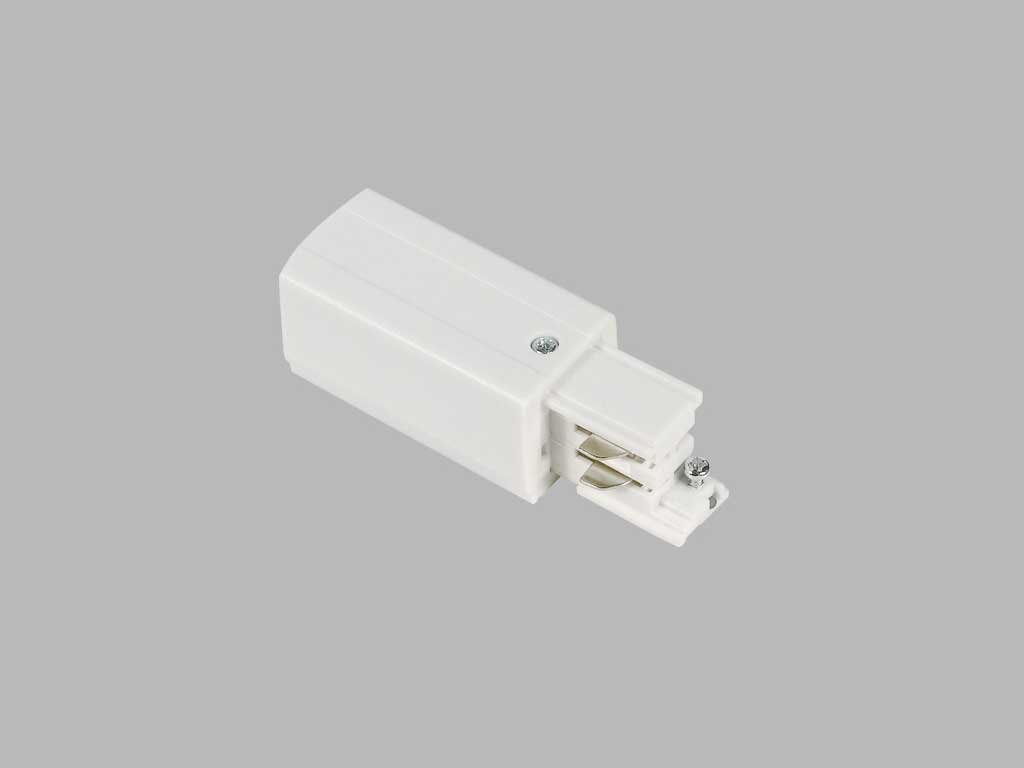 AR ECO TRACK LEFT LIVE END WHITE — Galinis maitinimo įvadas (kairės) · balta · ECO TRACK 230 V