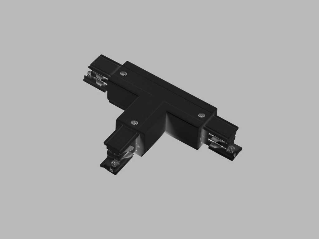 AR ECO TRACK RIGHT 1 T-CONNECTOR BLACK — T formos jungtis (dešinės 1) · juoda · ECO TRACK 230 V