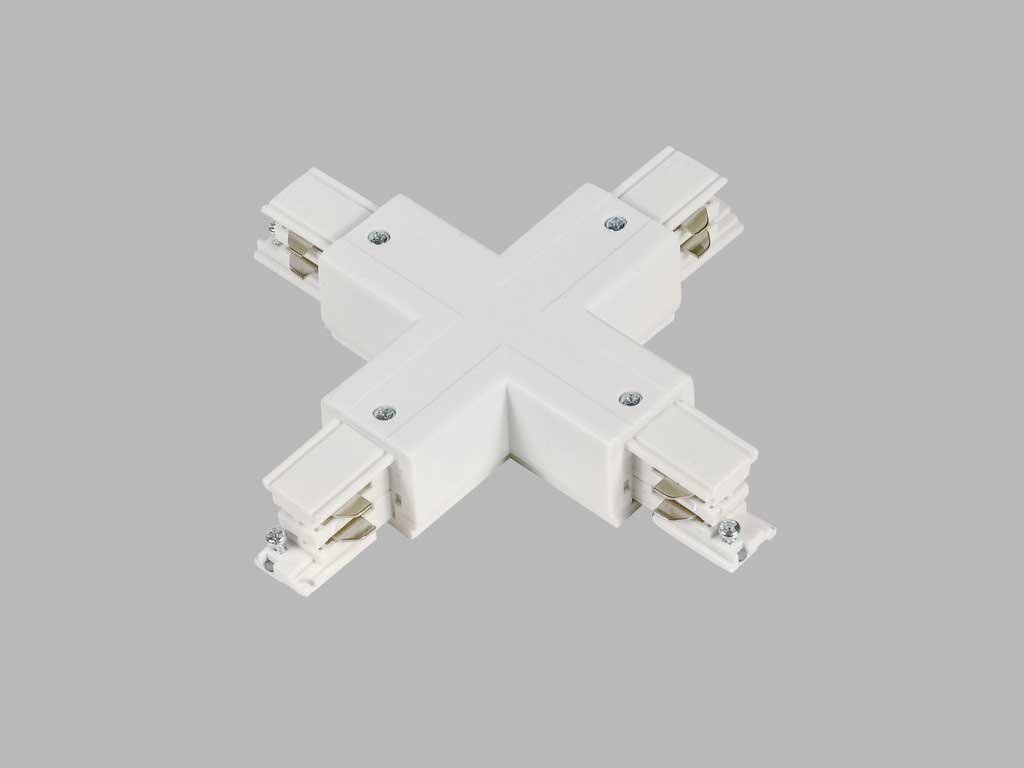 AR ECO TRACK X-CONNECTOR WHITE — X formos jungtis · balta · ECO TRACK 230 V