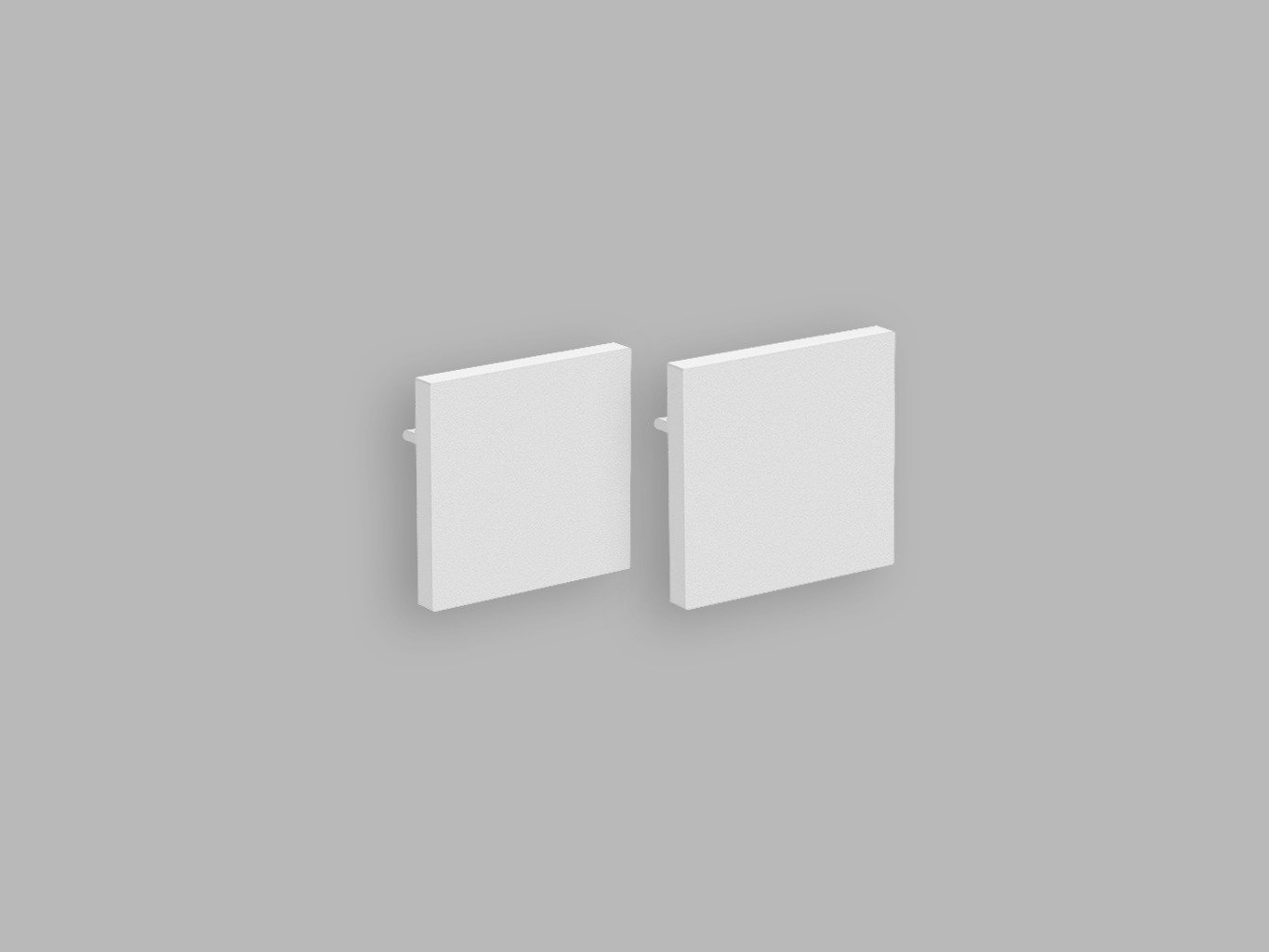 AR MAG II LOW END CAP WHITE